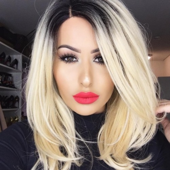 Ombre Blonde Lace Front Wig  12-14 inches!! main image 13